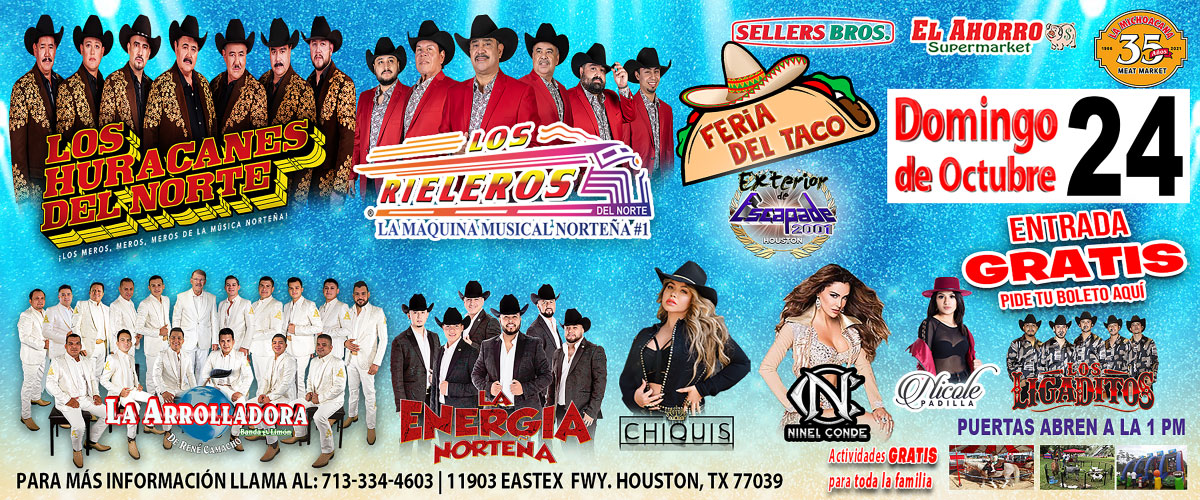 Feria del Taco in Houston, Texas October 24, 2021
