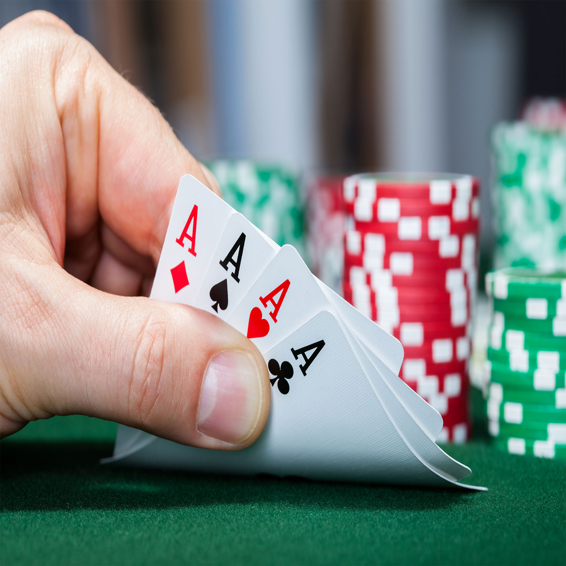 Four Aces in friendly game of Texas Hold’em at Imagen Venues