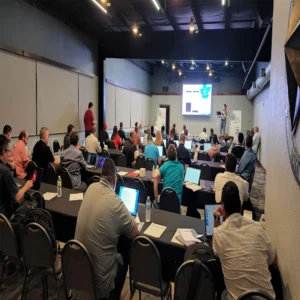 Corporate training room at Stampede Event Center in Houston