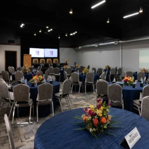 Private corporate event setup at Imagen Venues in Houston