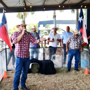 Professional host leading armadillo races at Imagen Venues, a turn-key corporate event venue in Houston